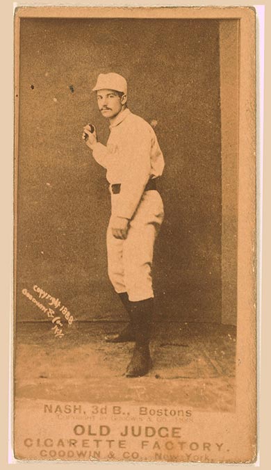 1887-1890 N172 Old Judge Cigarettes Billy Nash Boston