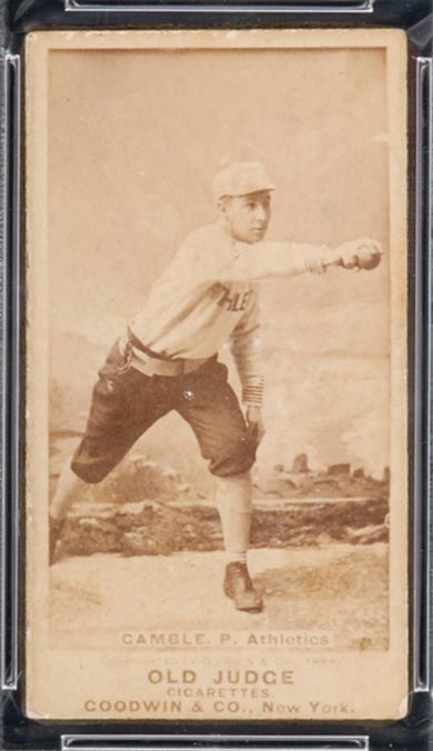 1887-1890 N172 Old Judge Cigarettes Bob Gamble Philadelphia