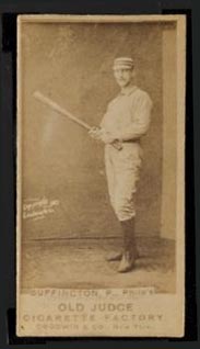 1887-1890 N172 Old Judge Cigarettes Charlie Buffington Philadelphia