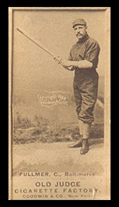 1887-1890 N172 Old Judge Cigarettes Chris Fulmer Baltimore