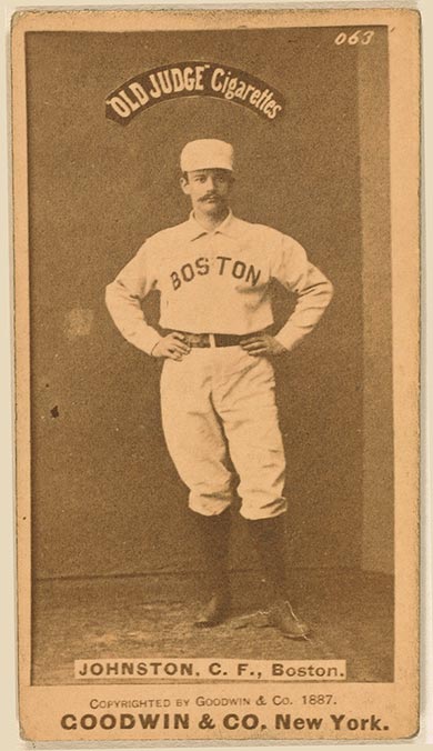 1887-1890 N172 Old Judge Cigarettes Dick Johnston Boston