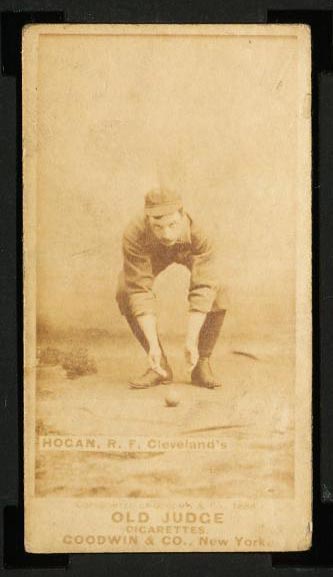 1887-1890 N172 Old Judge Cigarettes Eddie Hogan Cleveland