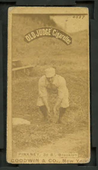 1887-1890 N172 Old Judge Cigarettes George Pinkney Brooklyn