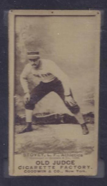 1887-1890 N172 Old Judge Cigarettes Harry Stovey Philadelphia, Boston