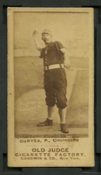 1887-1890 N172 Old Judge Cigarettes Jesse Duryea Cincinnati, St. Paul