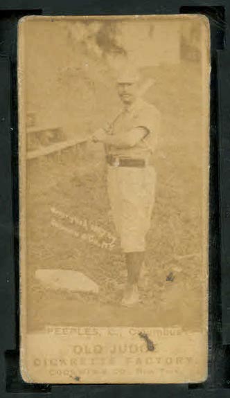 1887-1890 N172 Old Judge Cigarettes Jimmy Peeples Brooklyn, Columbus