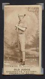 1887-1890 N172 Old Judge Cigarettes John Ewing Louisville