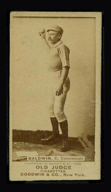 1887-1890 N172 Old Judge Cigarettes Kid Baldwin Cincinnati