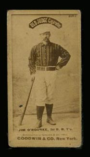 1887-1890 N172 Old Judge Cigarettes Orator Jim O’Rourke New York