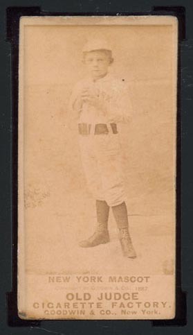 1887-1890 N172 Old Judge Cigarettes Willie Breslin (Mascot) New York