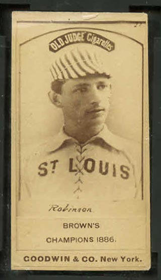 1887-1890 N172 Old Judge Cigarettes Yank Robinson St. Louis