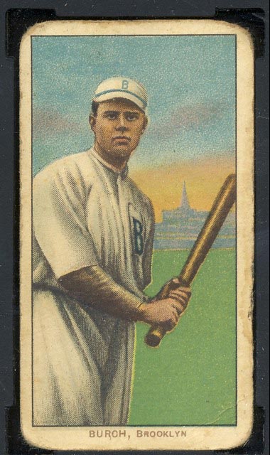 1909-1911 T206 Al Burch (batting) Brooklyn