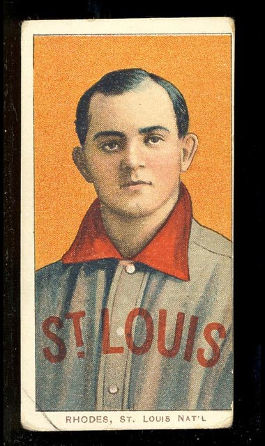 1909-1911 T206 Charlie Rhodes St. Louis Nat’l (National)