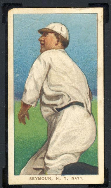 1909-1911 T206 Cy Seymour (throwing) N.Y. Nat’l (National)