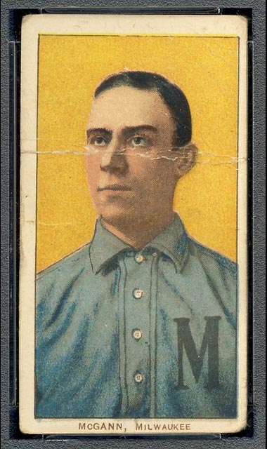 1909-1911 T206 Dan McGann Milwaukee