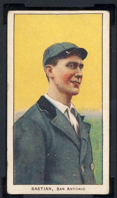 1909-1911 T206 Jack Bastian San Antonio