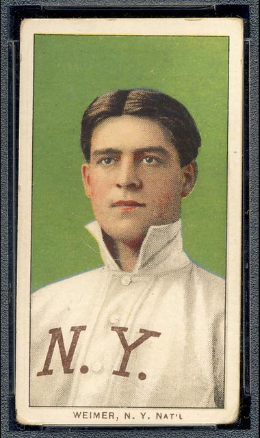 1909-1911 T206 Jake Weimer N.Y. Nat’l (National)