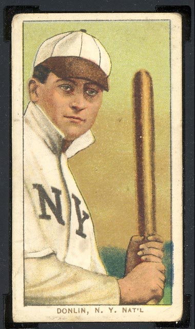 1909-1911 T206 Mike Donlin (with bat) N.Y. Nat’l (National)