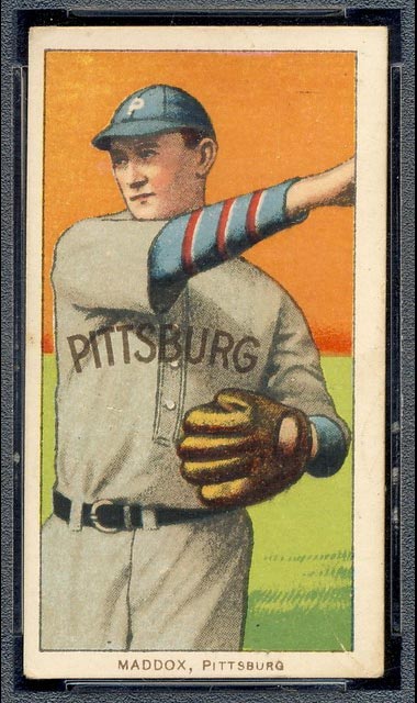 1909-1911 T206 Nick Maddox Pittsburg