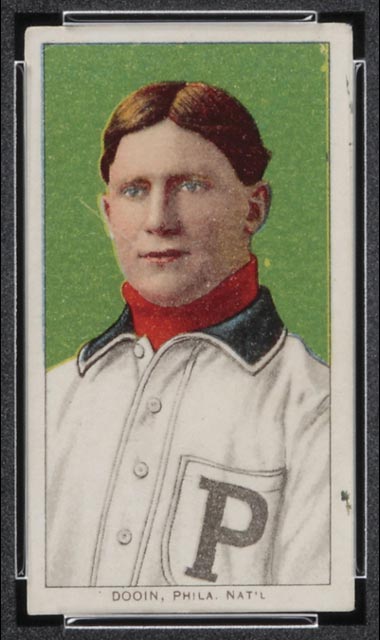 1909-1911 T206 Red Dooin Philadelphia Nat’l (National)