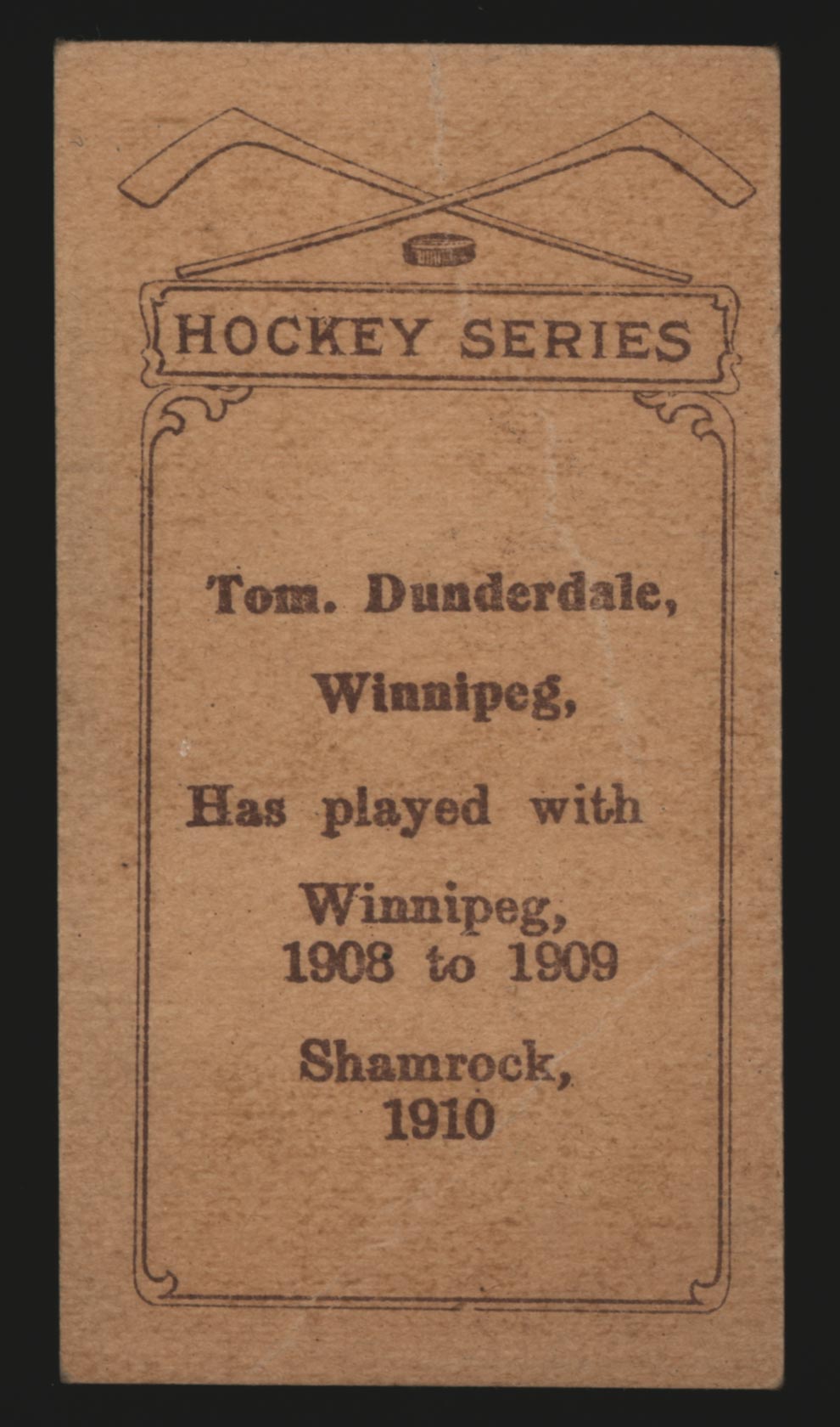 1910-1911 C56 Imperial Tobacco #14 Tom Dunderdale Shamrock - Back