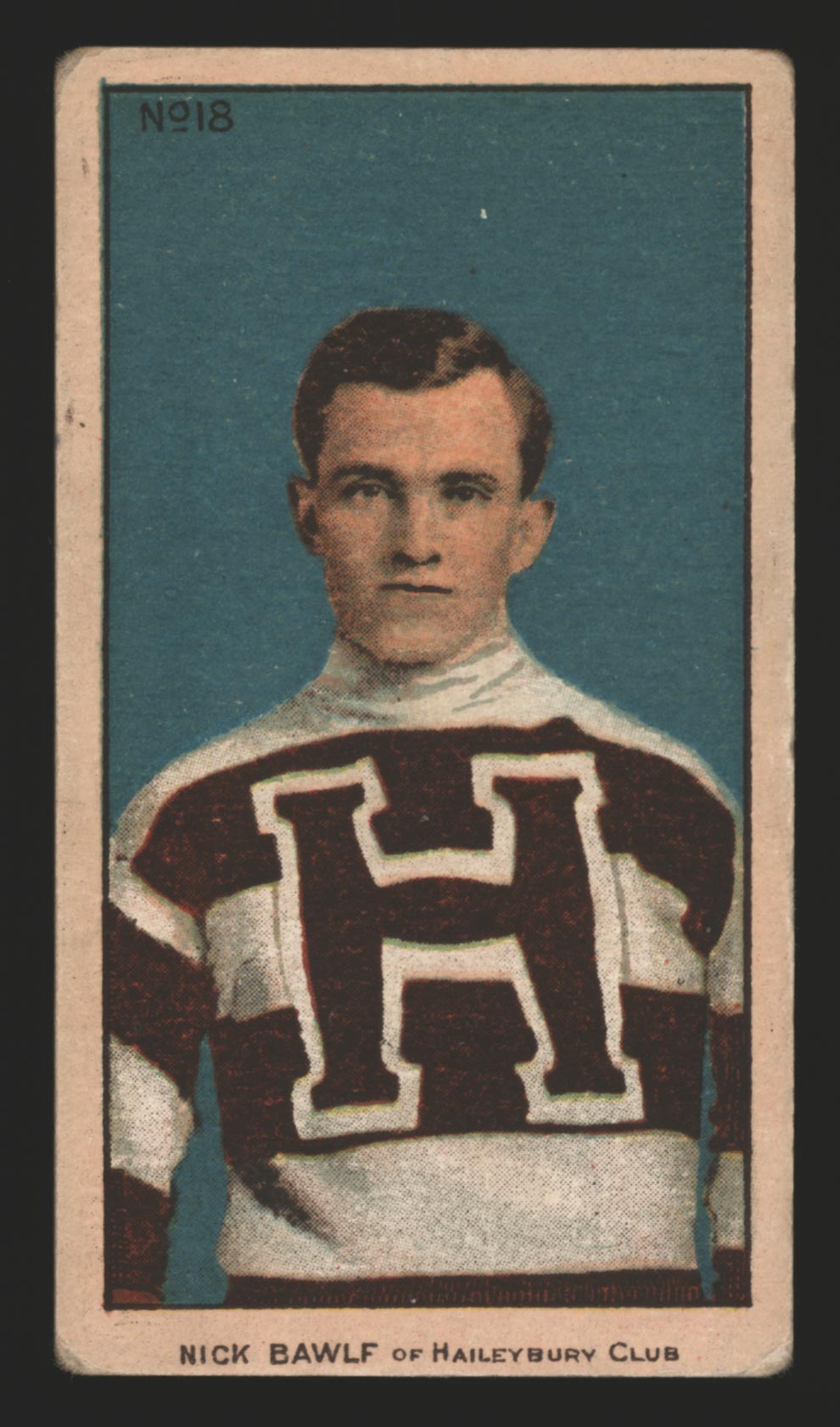 1910-1911 C56 Imperial Tobacco #18 Nick Bawlf Haileybury - Front