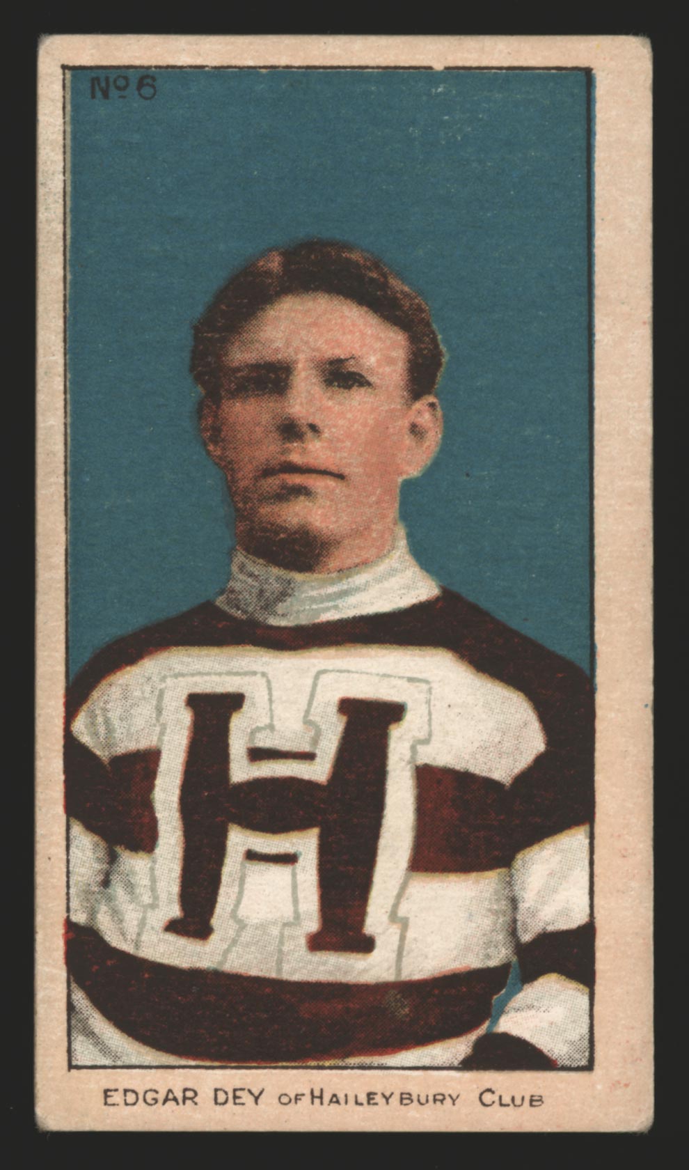 1910-1911 C56 Imperial Tobacco #6 Edgar Dey Haileybury - Front