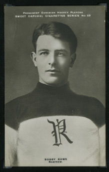 1910-1911 Sweet Caporal #23 Bobby Rowe Renfrew - Front
