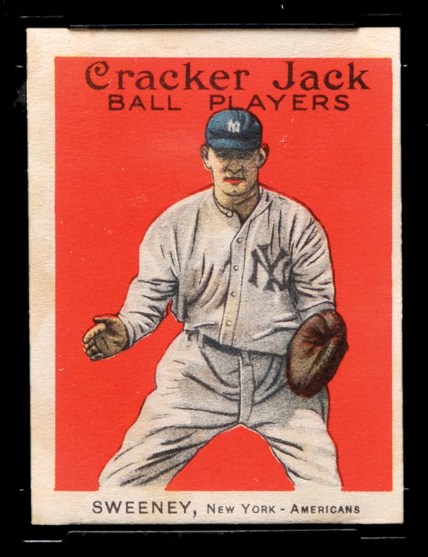 1914 E145 Cracker Jack #112 Jeff Sweeney New York (American) - Front