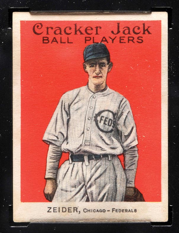 1914 E145 Cracker Jack #116 Rollie Zeider Chicago (Federal) - Front