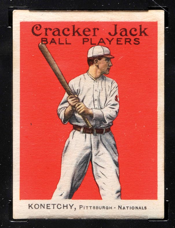 1914 E145 Cracker Jack #118 Edward Konetchy Pittsburgh (National) - Front