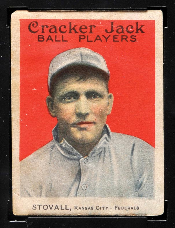 1914 E145 Cracker Jack #11 George Stovall Kansas City (Federal) - Front