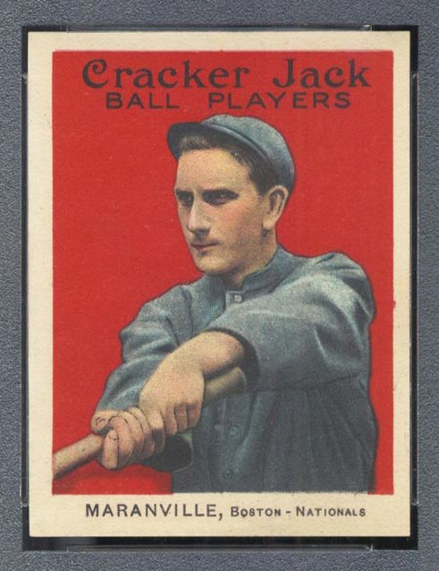 1914 E145 Cracker Jack #136 Rabbit Maranville Boston (National) - Front