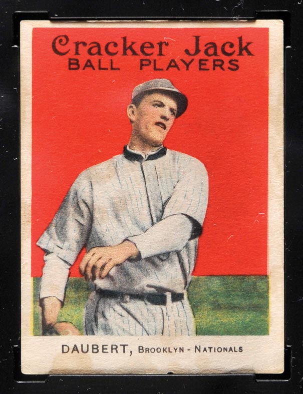 1914 E145 Cracker Jack #143 Jake Daubert Brooklyn (National) - Front