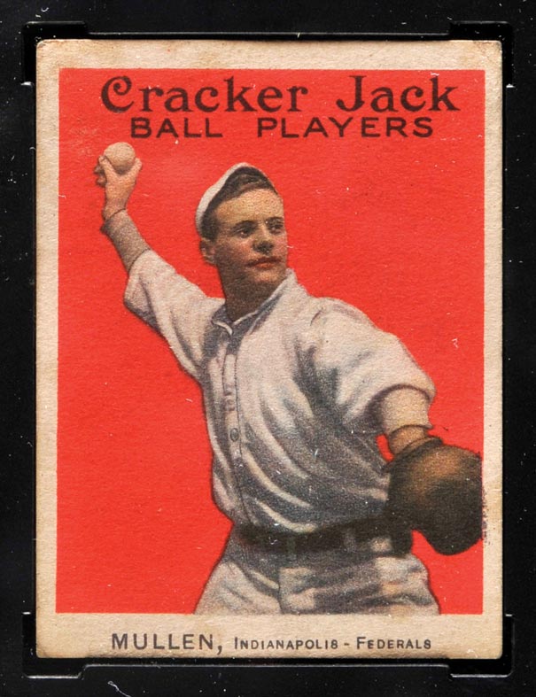 1914 E145 Cracker Jack #24 George Mullen (Mullin) Indianapolis (Federal) - Front