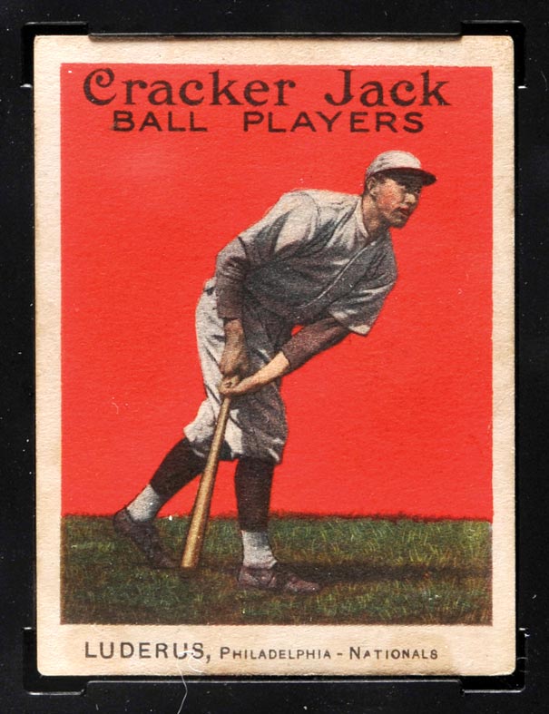 1914 E145 Cracker Jack #45 Fred Luderus Philadelphia (National) - Front