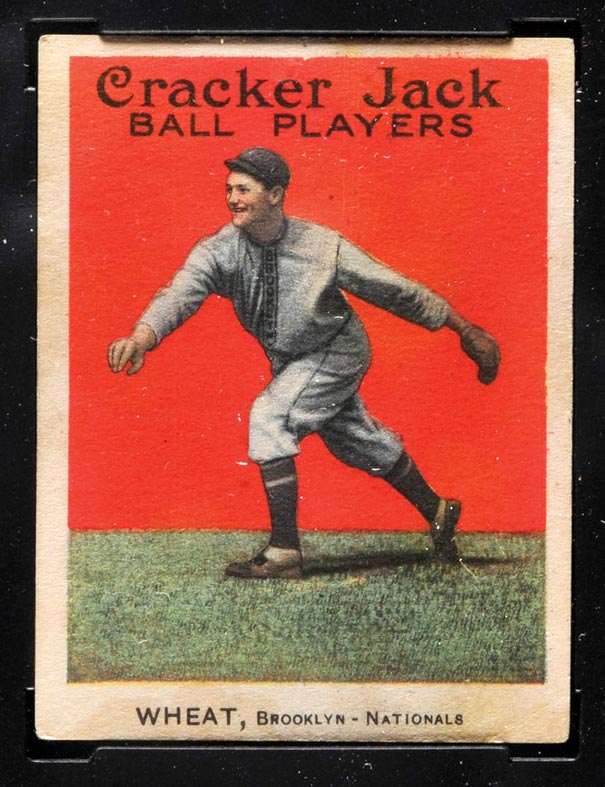 1914 E145 Cracker Jack #52 Zach Wheat Brooklyn (National) - Front