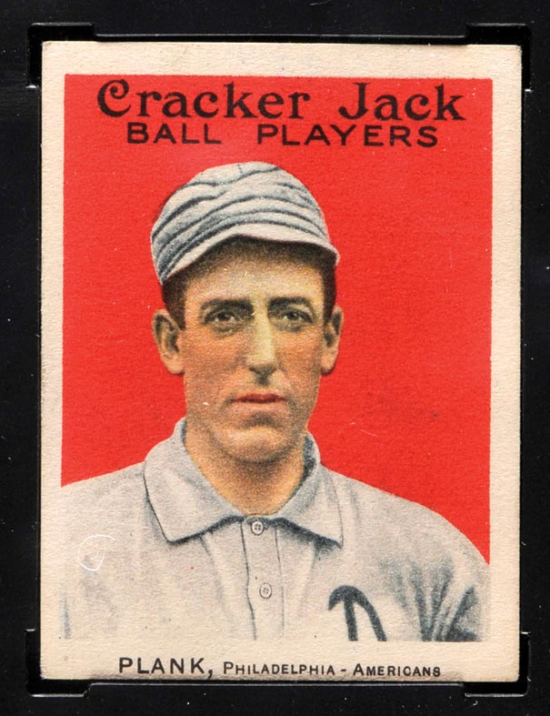 1914 E145 Cracker Jack #6 Eddie Plank Philadelphia (American) - Front