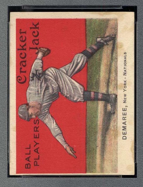 1914 E145 Cracker Jack #92 Al Demaree New York (National) - Front