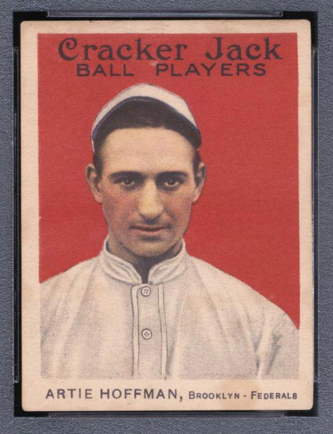 1914 E145 Cracker Jack #9 Artie Hoffman (Hofman) Brooklyn (Federal) - Front