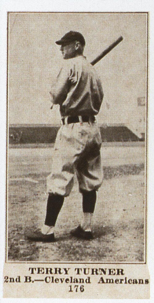 1915-1916 M101-4 Sporting News #176 Terry Turner Cleveland (American)