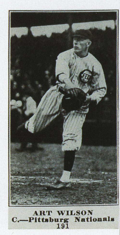 1915-1916 M101-4 Sporting News #191 Art Wilson Pittsburg (National)