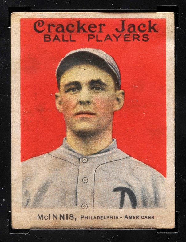 1915 E145-2 Cracker Jack #10 John McInnis Philadelphia (American) - Front