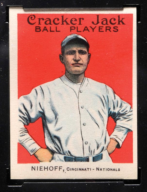 1915 E145-2 Cracker Jack #125 John Niehoff Cincinnati (National) - Front