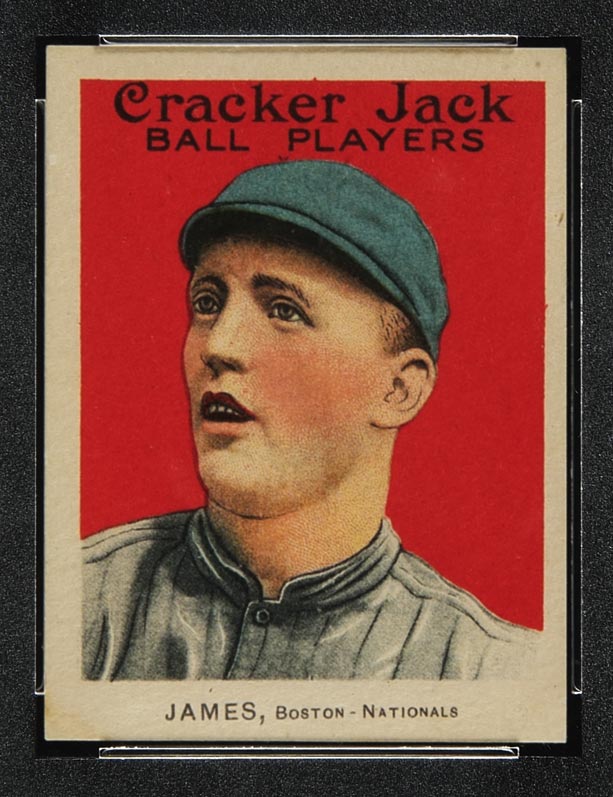 1915 E145-2 Cracker Jack #153 Bill James Boston (National) - Front