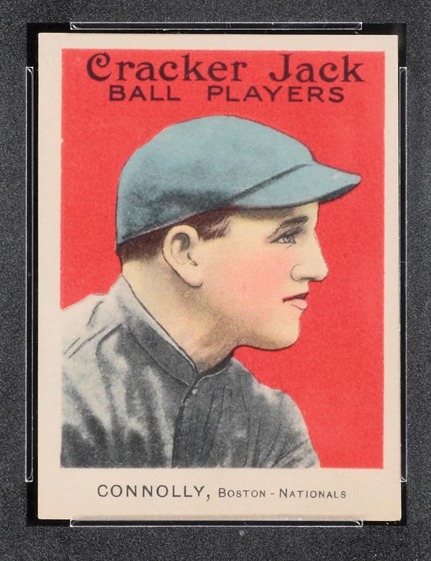 1915 E145-2 Cracker Jack #155 Joe Connolly Boston (National) - Front