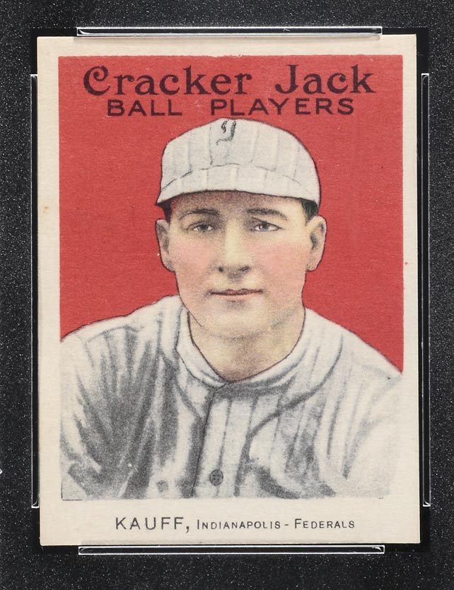 1915 E145-2 Cracker Jack #160 Benny Kauff Indianapolis (Federal) - Front