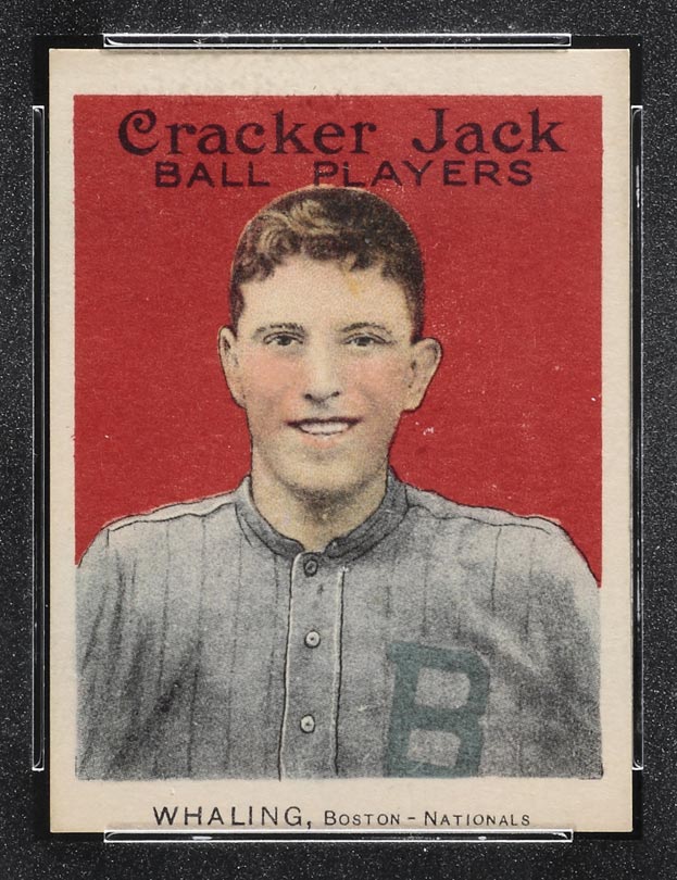 1915 E145-2 Cracker Jack #163 Bert Whaling Boston (National) - Front