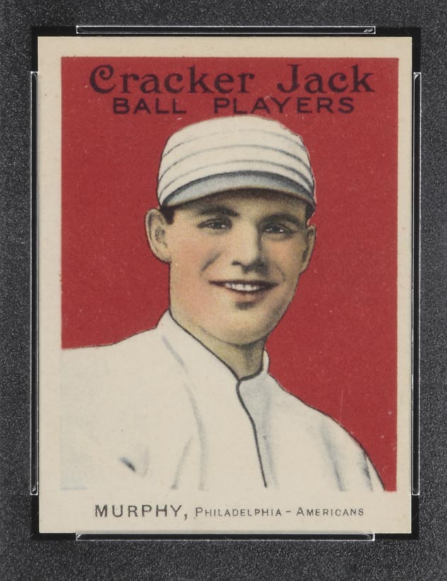 1915 E145-2 Cracker Jack #165 Eddie Murphy Philadelphia (American) - Front