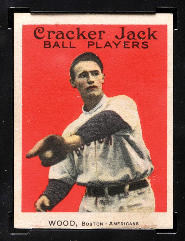 1915 E145-2 Cracker Jack #22 Joe Wood Boston (American) - Front